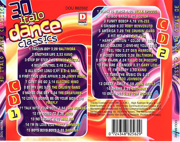 Various – 30 Italo Dance Classics