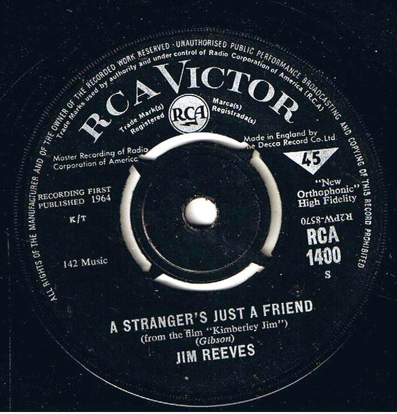 Jim Reeves – I Won't Forget You