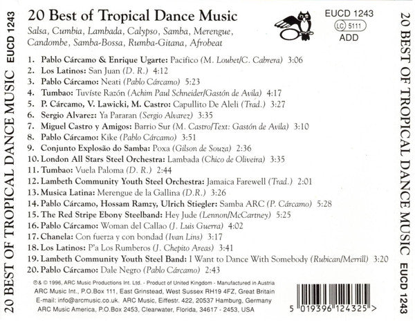 Various – 20 Best Of Tropical Dance Music