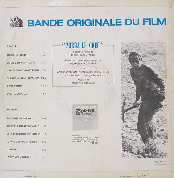 Mikis Theodorakis – Zorba Le Grec (Bande Originale Du Film)