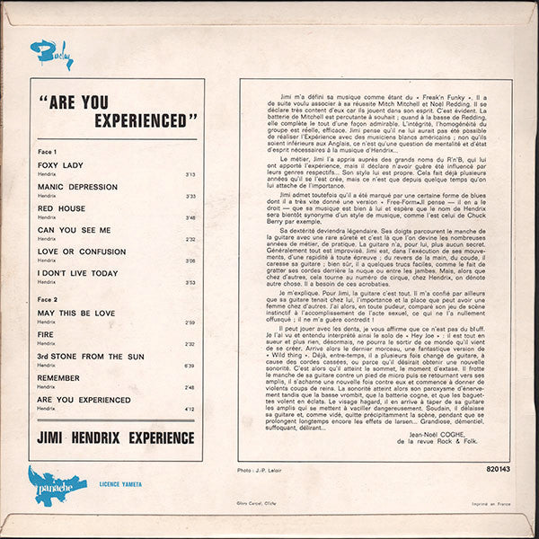 The Jimi Hendrix Experience – Are You Experienced?