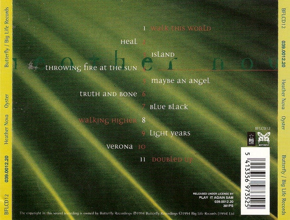 Heather Nova – Oyster