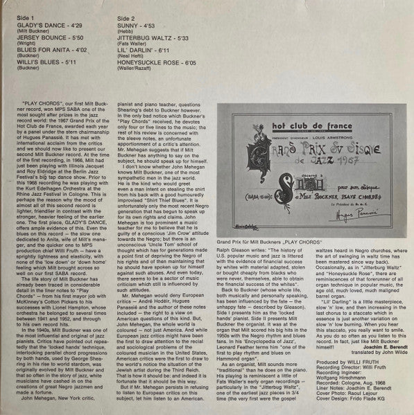 Milt Buckner – Locked Hands