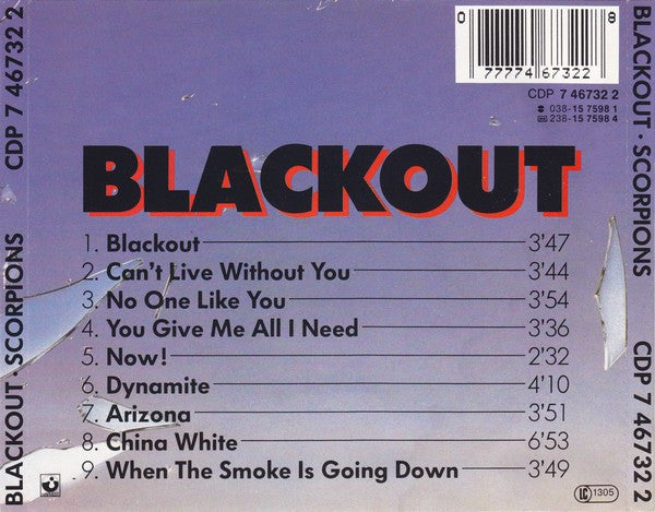 Scorpions – Blackout