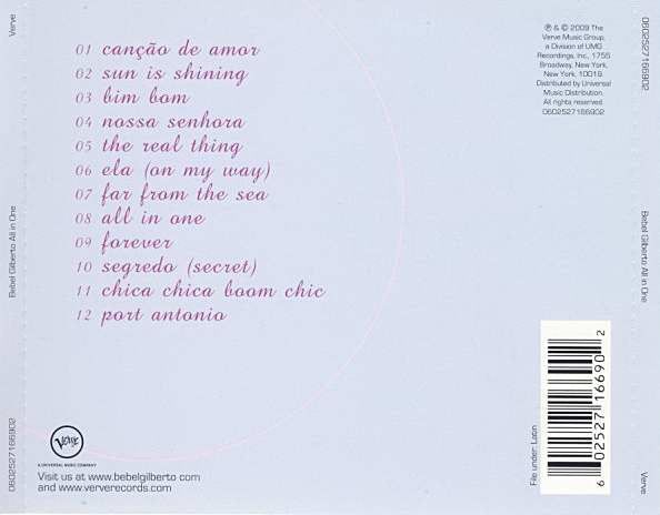 Bebel Gilberto – All In One