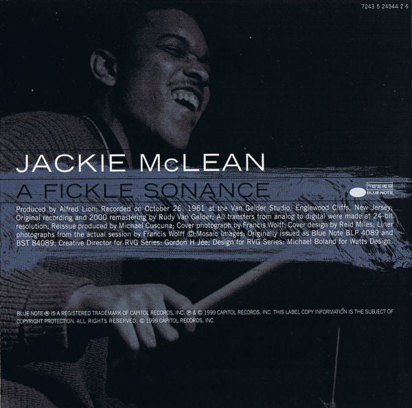 Jackie McLean – A Fickle Sonance