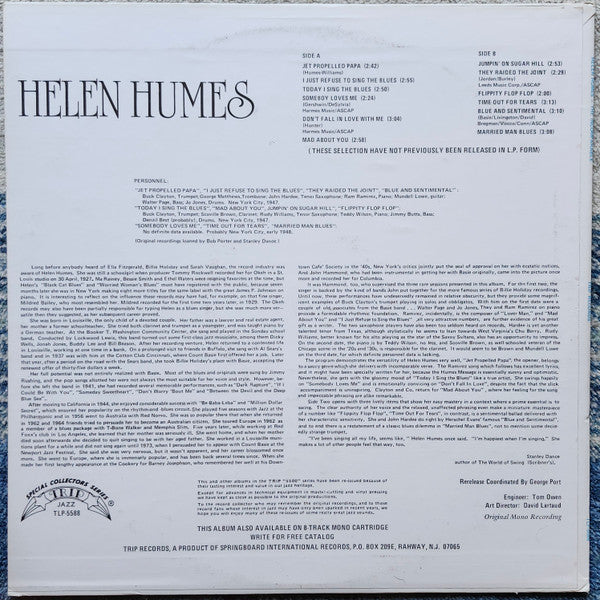 Helen Humes – Helen Humes 1947 (These Songs Previously Unreleased In Album Form)
