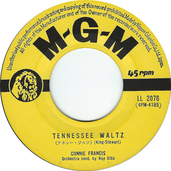 Connie Francis – Tennessee Waltz / Anytime