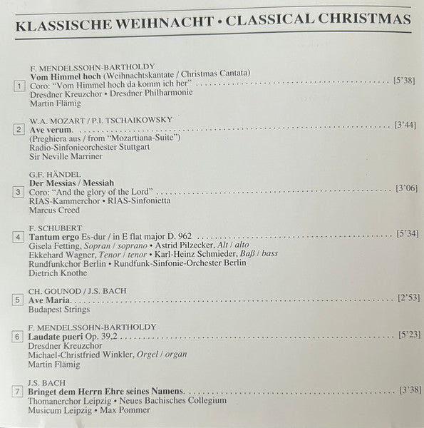 Various – Klassische Weihnacht - Classical Christmas