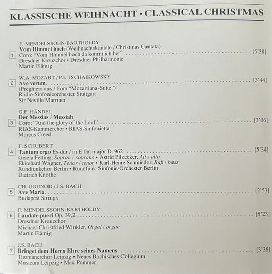 Various – Klassische Weihnacht - Classical Christmas