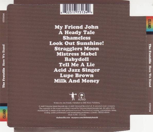 The Fratellis – Here We Stand