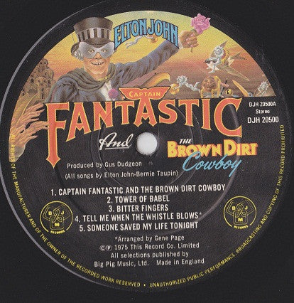 Elton John – Captain Fantastic And The Brown Dirt Cowboy