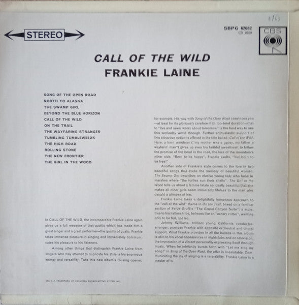 Frankie Laine – Call Of The Wild