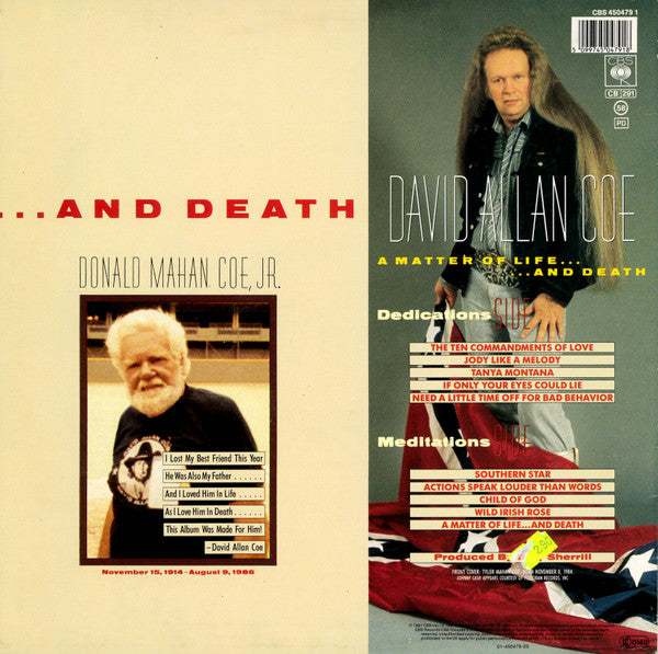 David Allan Coe – A Matter Of Life... And Death