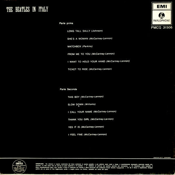 The Beatles – The Beatles In Italy