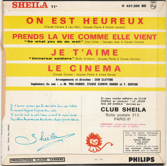 Sheila (5) – Le Cinema