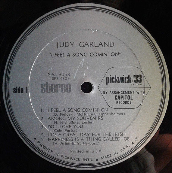 Judy Garland – I Feel A Song Coming On