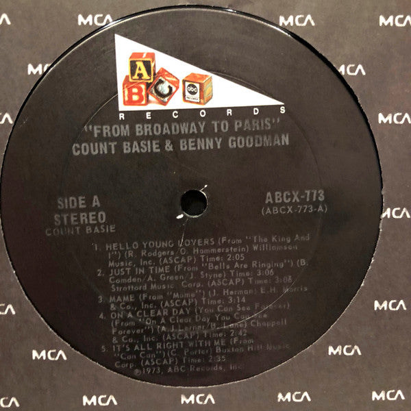 Count Basie And Benny Goodman – From Broadway To Paris