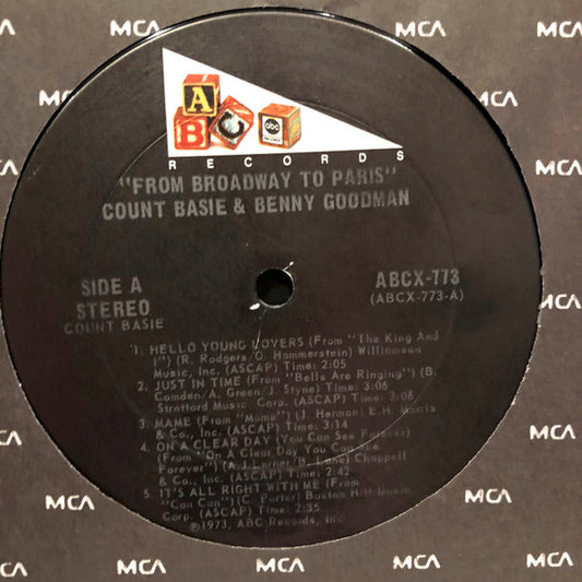 Count Basie And Benny Goodman – From Broadway To Paris