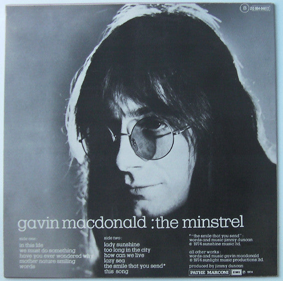 Gavin Macdonald – The Minstrel