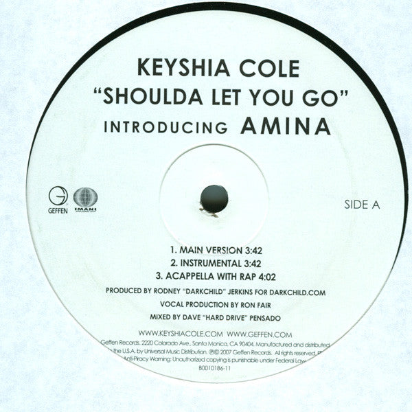 Keyshia Cole Introducing Amina Harris – Shoulda Let You Go