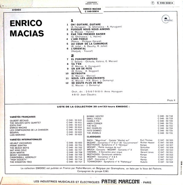 Enrico Macias – El Porompompero