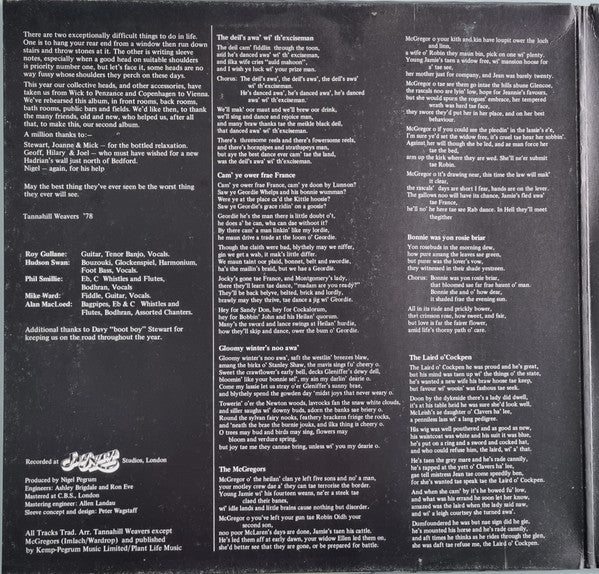 The Tannahill Weavers – The Old Woman's Dance