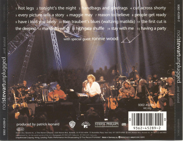 Rod Stewart With Special Guest Ron Wood – Unplugged ...And Seated