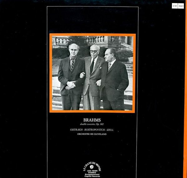Johannes Brahms / David Oistrach, Mstislav Rostropovich, George Szell, The Cleveland Orchestra – Double Concerto, Op. 102