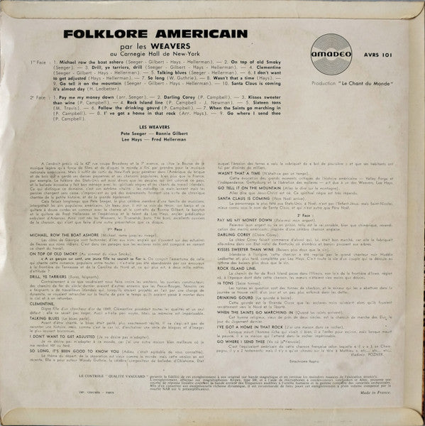 The Weavers – Folklore Américain