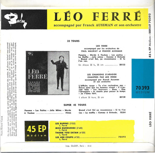 Léo Ferré – Les Chansons Interdites De Léo Ferré