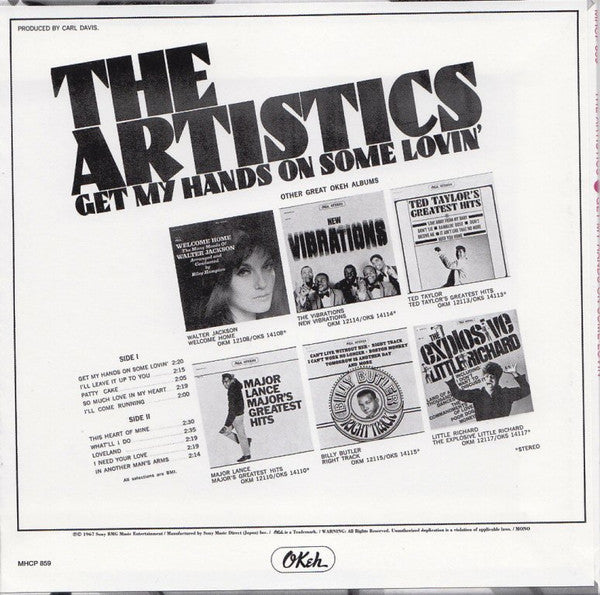 The Artistics – Get My Hands On Some Lovin'