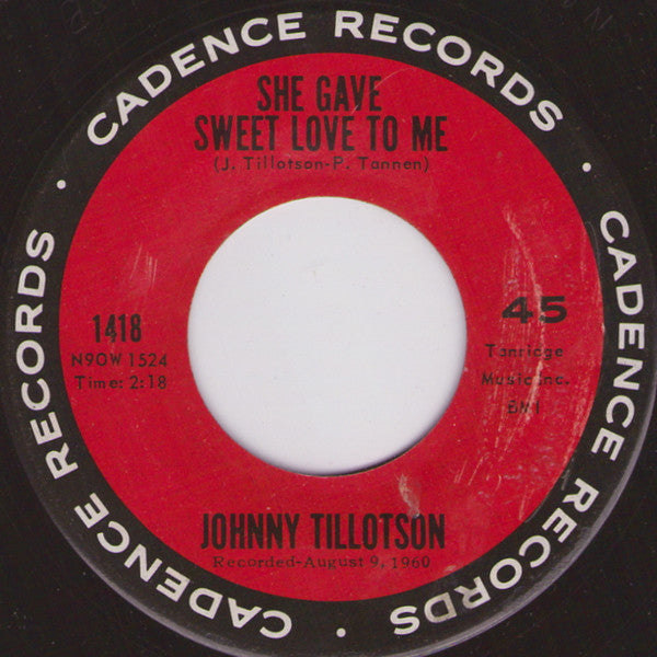 Johnny Tillotson – It Keeps Right On A-Hurtin'