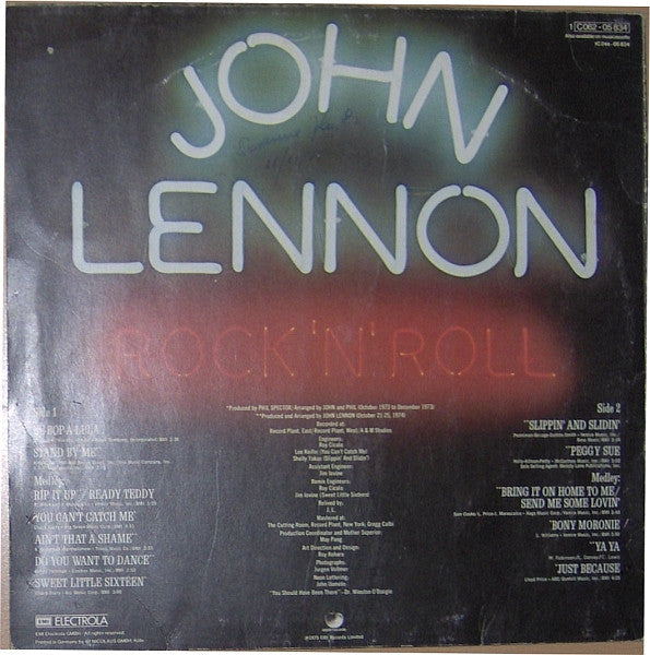 John Lennon – Rock 'N' Roll