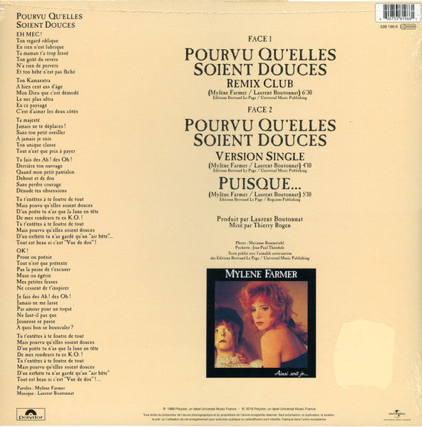 Mylène Farmer – Pourvu Qu'elles Soient Douces