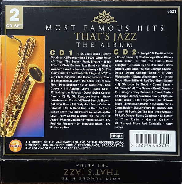 Various – Most Famous Hits - That's Jazz - The Album