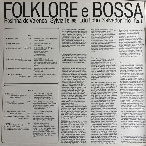 Various – Folklore E Bossa Nova Do Brasil