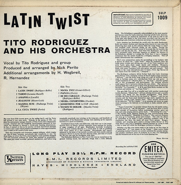 Tito Rodriguez & His Orchestra – Latin Twist