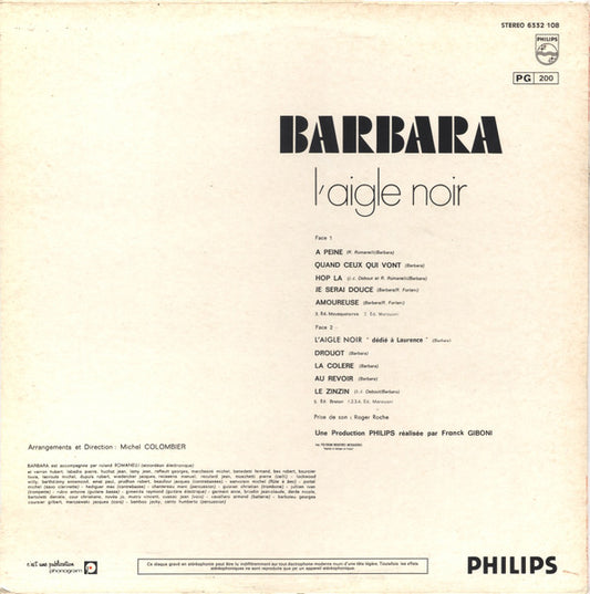 Barbara (5) – L'aigle Noir