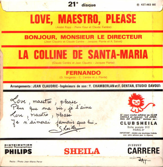 Sheila (5) – Love, Maestro, Please
