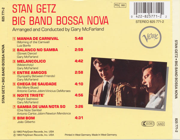 Stan Getz – Big Band Bossa Nova