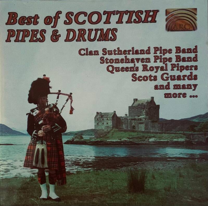CD Best of SCOTTISH PIPES & DRUMS Шотландская волынка, клан Сазерленд, Шотландская гвардия