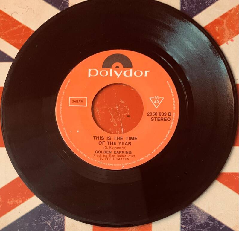 🇳🇱 GOLDEN EARRING – Back Home 7" винил 1970 Polydor ПЕРВОЕ НЕМЕЦКОЕ ИЗДАНИЕ Vg+ THE COLLECTOR — Vg+