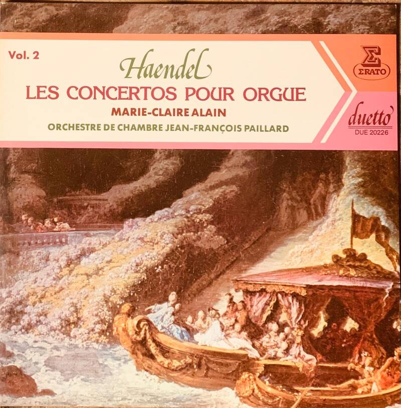 Haendel : Les Concertos pour Orgue, LP Vol. 2