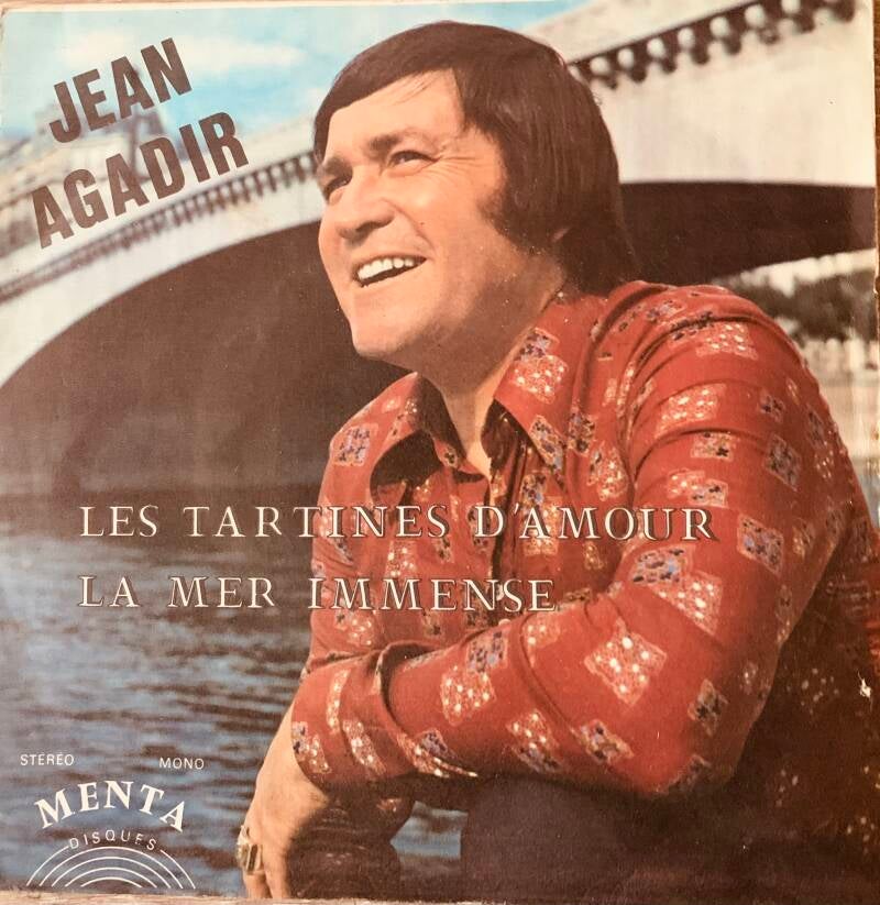 Jean Agadir – Les Tartines D'Amour / La Mer Immense — Vg+ / Vg