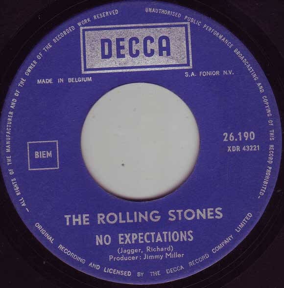 The Rolling Stones – Street Fighting Man / No Expectations