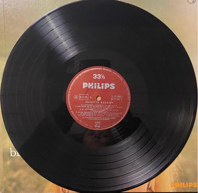 🇫🇷 بريجيت باردو - بريجيت باردو (1963) | أسطوانة فينيل أصلية قابلة للطي من Philips - شبه جديدة / ممتازة
