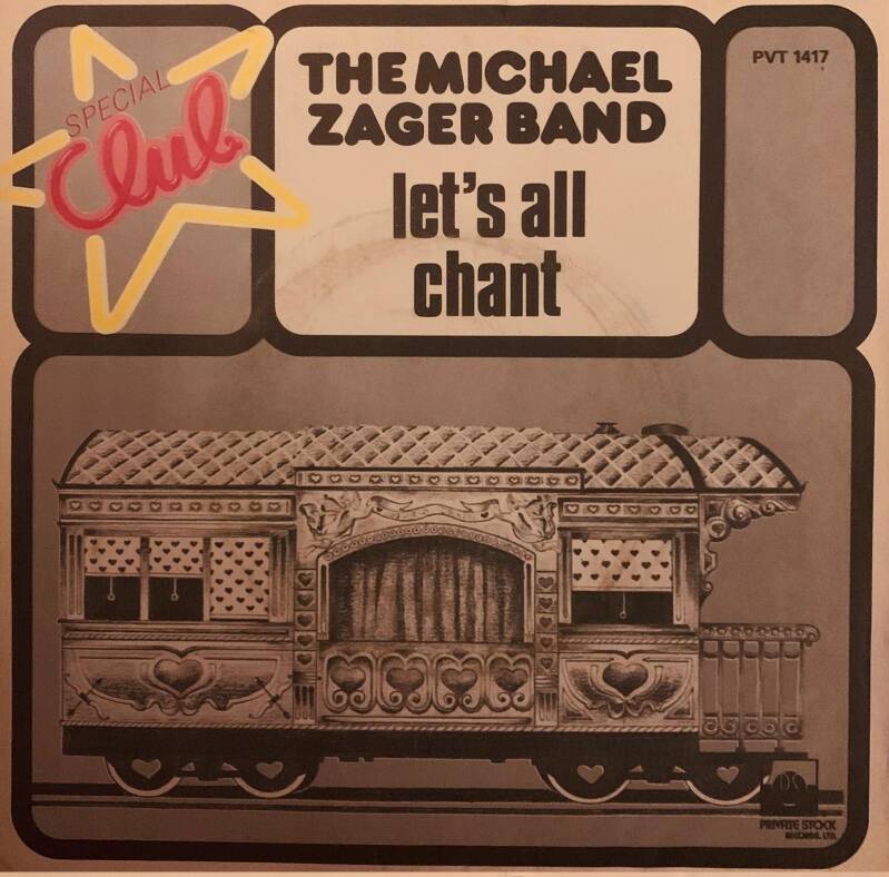 The Michael Zager Band - Let's All Chant, виниловая пластинка 7"/сингл