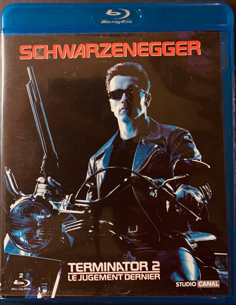 Blu-ray film Terminator 2 : Le Jugement Dernier.