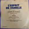 L'Esprit De Famille - TF1 TV Series Theme — Vg+ / Vg — photo 2
